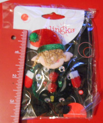 Blingks Flashing Light Jewelry Christmas Holiday Brooch Pin 2007 ELF Pixie
