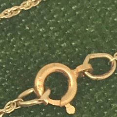 Vintage SOLID 14KT Gold Stamped 15″ Necklace 1.5 Grams Cultured Pearls Gift Box