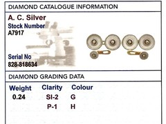 1920’s 0.24 Ct Diamond 18k Yellow Gold and Hardstone Cufflink and Stud Set