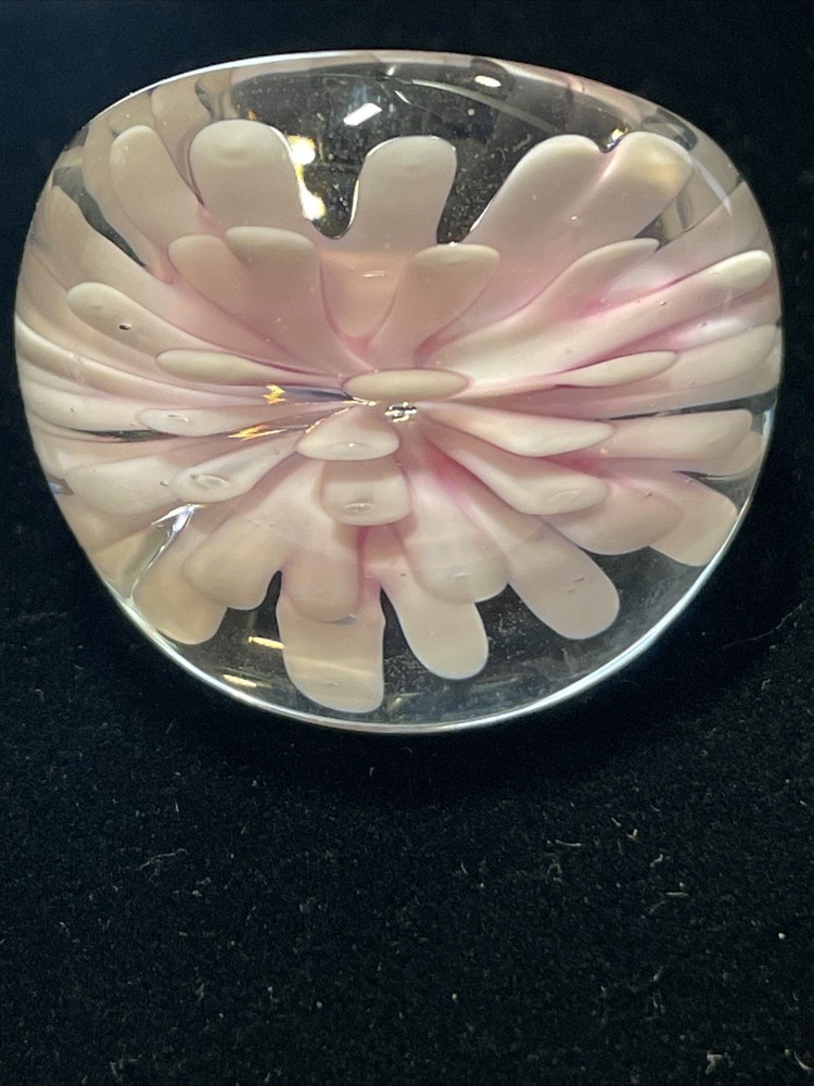 Vintage Glass Dome Cocktail Ring Size 9 Stunning