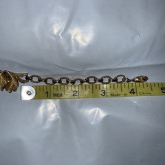 VTG FRANCOIS by CORO Leaf Pattern Gold Tone Bracelet Earrings Necklace Set READ