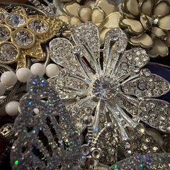 Vintage to Now Jewelry Lot, ALL WEARABLE Untested. No Broken. Box A2