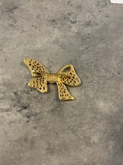 Vintage Signed AAI Gold Tone Bow Brooch/Pin