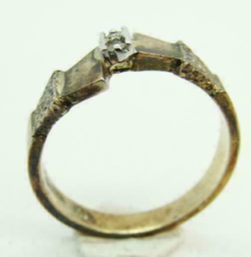 sz 5.50 Sterling Silver 925 Ring Women’s Vintage Simulated Cubic Zirconia