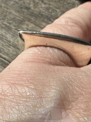 Quinn Sterling Silver ring Norway Norwegian vintage estate 2441