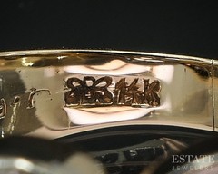 Vintage 14k Yellow Gold Single Cut Natural .10ctw Diamond Ladies Band 6g p88910