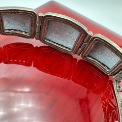 Soviet Vintage Bracelet Enamel rostov Finift Hand Painted