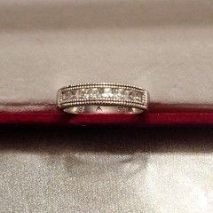 Vintage Designer Sterling Silver & Cubic Zirconia Ring – Size 9 / 2.79 g NP#548