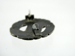 Antique Georg Jensen 830 Silver Denmark Peace Dove Pin 3.7g Early Design .75 In