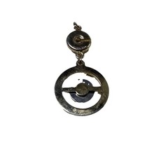 VTG & antique Hickok swivel fob pendant. It features a gold-toned outer ring