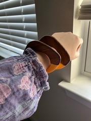 Set Of 2 Rare Vintage Irregular Shape Carved Laminated Bakelite Bangle Bracelets