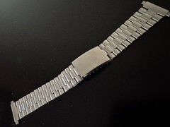 Vintage Speidel stainless steel bracelet with adjustable end links 18mm-22mm