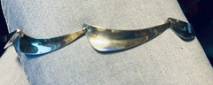 GERHARD HERBST 925 Sterling Silver Modernist Choker Necklace 16″ signed