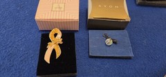 Vintage Avon Jewlery Lot Of 15.new In Box.sterling Silver Perfume Charm.1980s-90