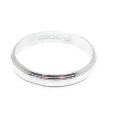 J.D. SCHLANG CO. 925 Sterling Silver Vintage Wedding Band Ring Size 11.25