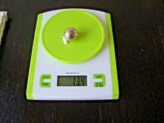 VINTAGE 1970-80s 3D CHIME BALL STERLING SILVER 925 PENDANT