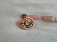 Vintage oval stone Lizard Brooch/pin