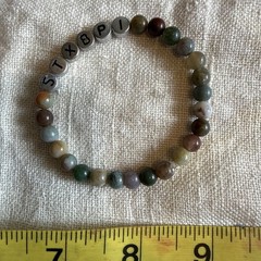 Vintage Jewelry Lot 5 Necklace 2 Bracelet Glass Plastic Stone Bone Metal NEW!