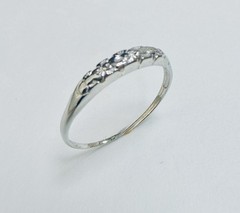 Vintage 14k White Gold Fliral Woman’s Ring Size 7