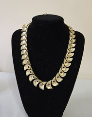 Coro Vintage Chunky Goldtone Necklaces. 2 Signed, 1 has Coro Dangle. Classy Chic