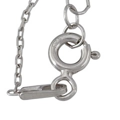 Vintage Sterling Silver 925 Double Star Pendant Necklace 14″-15.5″