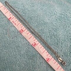 Vintage Sterling Silver Anklet Italian Twisted Curb Chain Dainty 10″ .9g