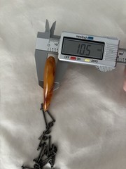 Vintage Large Egg Yolk Baltic Amber Pendant Necklace Sterling Silver Chain