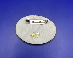 Wise Men Still Seek Him Religious Oval Pinback Button Pin Brooch