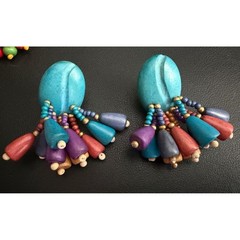 Vintage Earrings Lot Funky 80s 90s