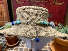 LAPIS & KINGMAN TURQUOISE – Graduated Rondelle Disk Necklace & Sterling Silver