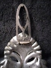 ASIAN PRINCESS FUR PIN PRECIOUS METAL VINTAGE MAZER WALLER CLASP