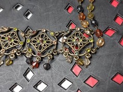 15 Inch Vintage Multicolor Necklace