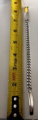 Vintage Speidel Silver tone rhodium-plated metal engravable ID bracelet