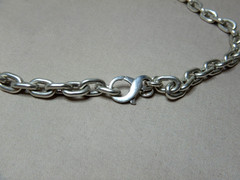 Vintage Sterling Silver Heavy Chunky Link Chain Necklace By Dban Australia 4208