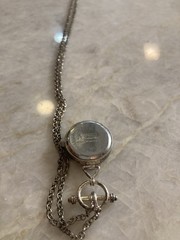 VTG Gianello Sterling Watch Pendant See Description Does Not Work