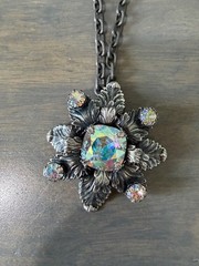 Vintage Napier 1968 Swarovski Award Winning Pendant Necklace Eugene Bertolli