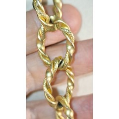 A Vintage Erwin Pearl Chunky Chain Necklace And Bracelet Set Mob Wife Nautical
