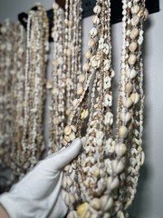 60 VTG-Now Seashell Lei LOT Kukui Nut cowrie shell Necklaces Wedding Luau Party