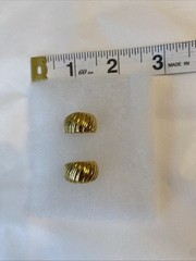 Vintage Gold Toned Seashell Style Women’s Earrings
