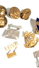 Vintage Mixed Lot of Various US Military Pins and Badges 17 Pieces