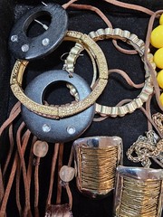 Vintage To Now Gorgeous Boho Mixed Jewelry Lot As Pictured