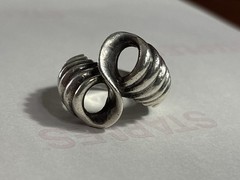 Vintage Taxco Statement Ring Sterling 925 Chunky 13.5g Brutalist Modernist 8.5