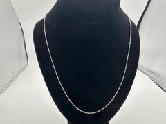 5.11g Vintage Sterling Silver 925 Ball Bead Chain Necklace 30 in M