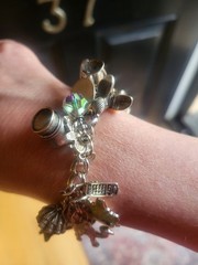 Vintage 925 Sterling Silver Loaded Charm Bracelet 104 Grams