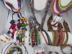 67pc Maximalist Jewelry Bundle Eclectic Mixed Media, Rainbow Beads, Summer Pride