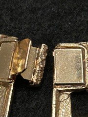 Vintage Mimi D Ni Gold Necklace Cleopatra Style Runway Bold Chunky Unique