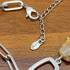 Monet Multi Colored Cabochon Necklace with Wide Chunky Bracelet Silver Tone Set
