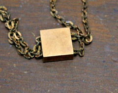 Victorian Seed Pearl Horseshoe red stone Slide on 36″ Long Chain