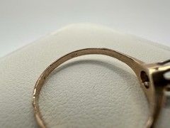 Antique Victorian Gold Fill? Claw Prong Setting Ring SZ6.75 Repair No Stone Read