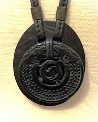 Gerda Lynggaard Monies Leather , Ebony Wood & Black Onyx Pendant Necklace